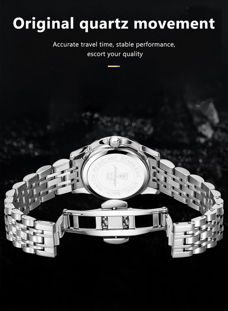 POEDAGAR Watches for Men ,Waterproof Luminous Men's Watch Quartz-Case 41mm - Image 5