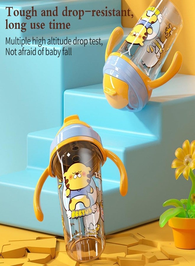 Mummamia Double Handle Printed Straw Sipper for Toddlers with Cute Character Design (Blue) - Image 4