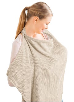 McDou Muslin Nursing Cover for Baby Breastfeeding New cotton newborn lactation apron lactation scarf shawl  - Image 1