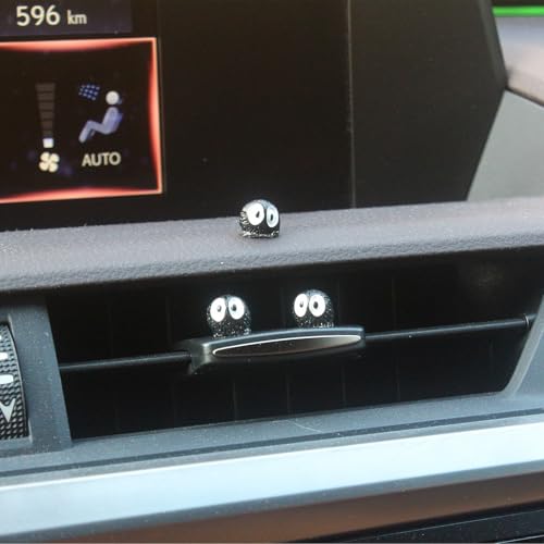 Mevodeata 20 Pcs Cute Soot Sprite Car Decor Rearview Mirror Accessories - Cute Decor for Car Home and Office Gifts - Image 5