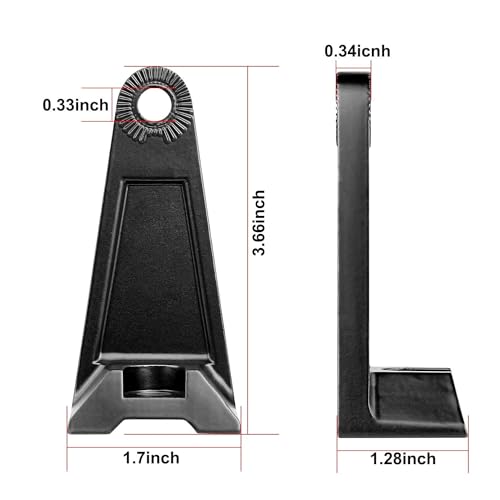 AKD Part Side Brackets, AKD Part Light Bar Mounting Brackets Kit Universal Side Mount Offroad Truck LED Bar Mounts 2 Pack - Image 2