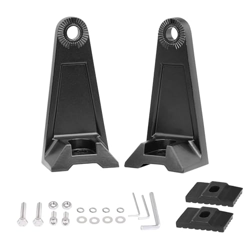 AKD Part Side Brackets, AKD Part Light Bar Mounting Brackets Kit Universal Side Mount Offroad Truck LED Bar Mounts 2 Pack - Image 1