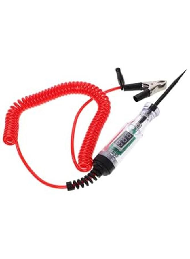 Digital Circuit Tester Pen 3 70V with LED Display Sharp Probe Alligator Clip Automotive Electrical Testing - Image 1