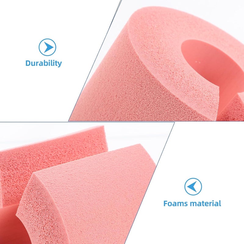 2pcs Pink Foam Door Bumpers Proofing Door Pinch Guard Soft Stops for Cabinet Drawer Safety Protection and Wind Prevention - Image 3