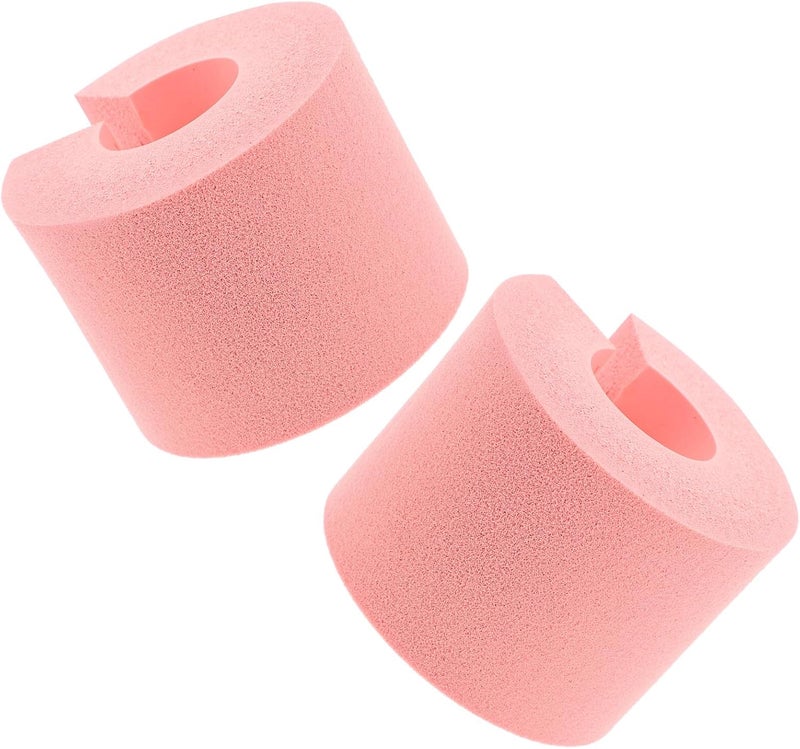 2pcs Pink Foam Door Bumpers Proofing Door Pinch Guard Soft Stops for Cabinet Drawer Safety Protection and Wind Prevention - Image 1