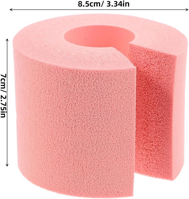 2pcs Pink Foam Door Bumpers Proofing Door Pinch Guard Soft Stops for Cabinet Drawer Safety Protection and Wind Prevention - Image 2