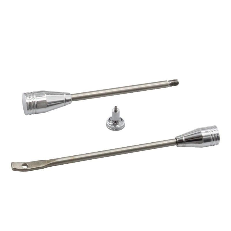 LVOUP Chrome Turn Signal Lever Kit Tilt Lever Flasher Knob Compatible with GM Columns Chevy Buick Oldsmobile Pontiac and Cadillac 19671994 - Image 2