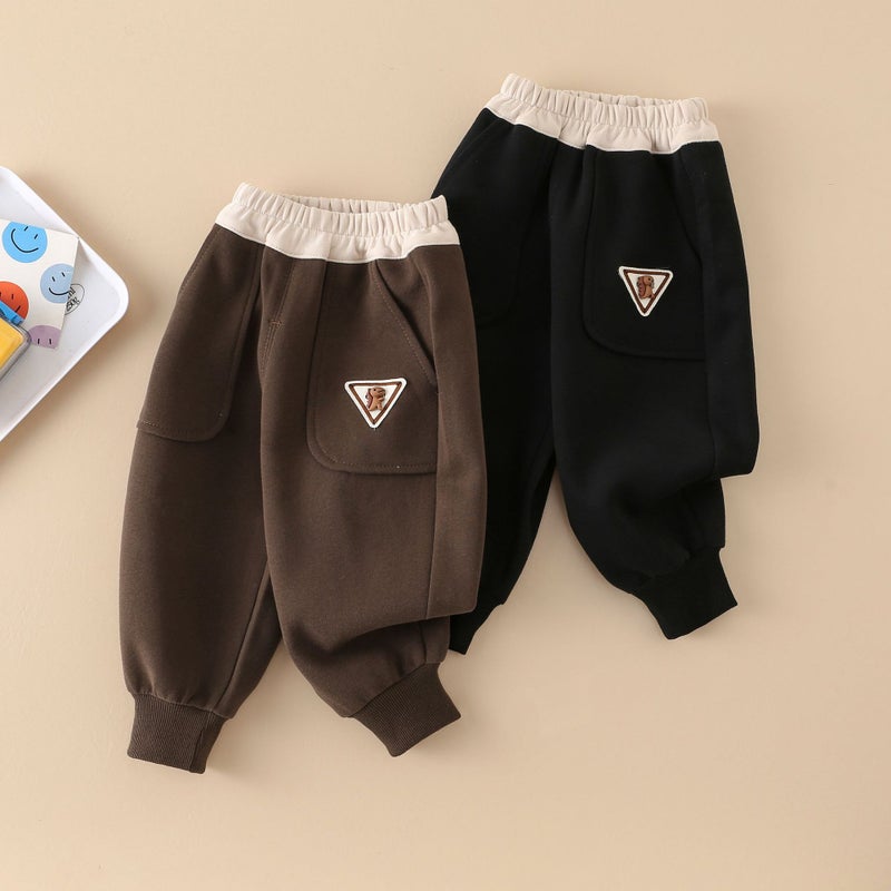 Small And Medium-Sized Children'S Spring New Boys Wear Pants Female Baby Casual Leggings Pants Tide A Generation Of Hair - Image 2