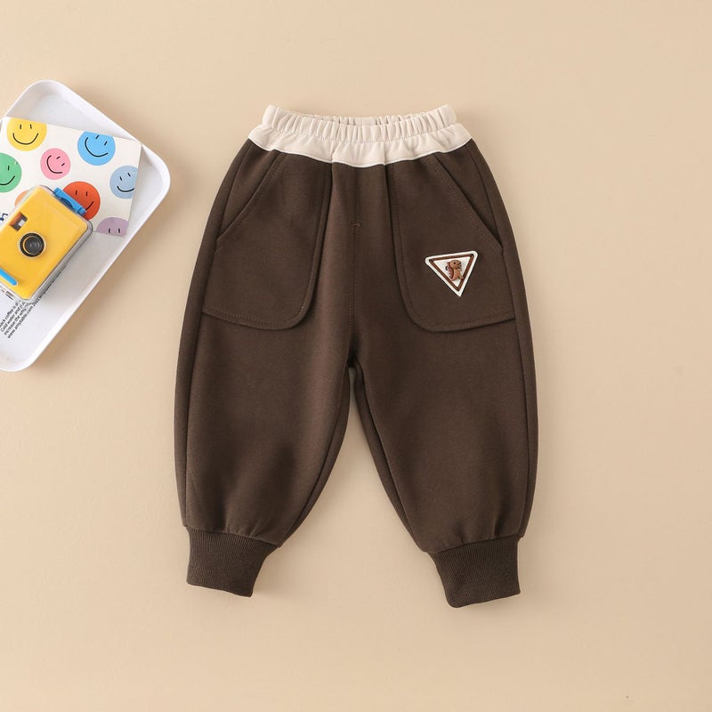 Small And Medium-Sized Children'S Spring New Boys Wear Pants Female Baby Casual Leggings Pants Tide A Generation Of Hair - Image 3