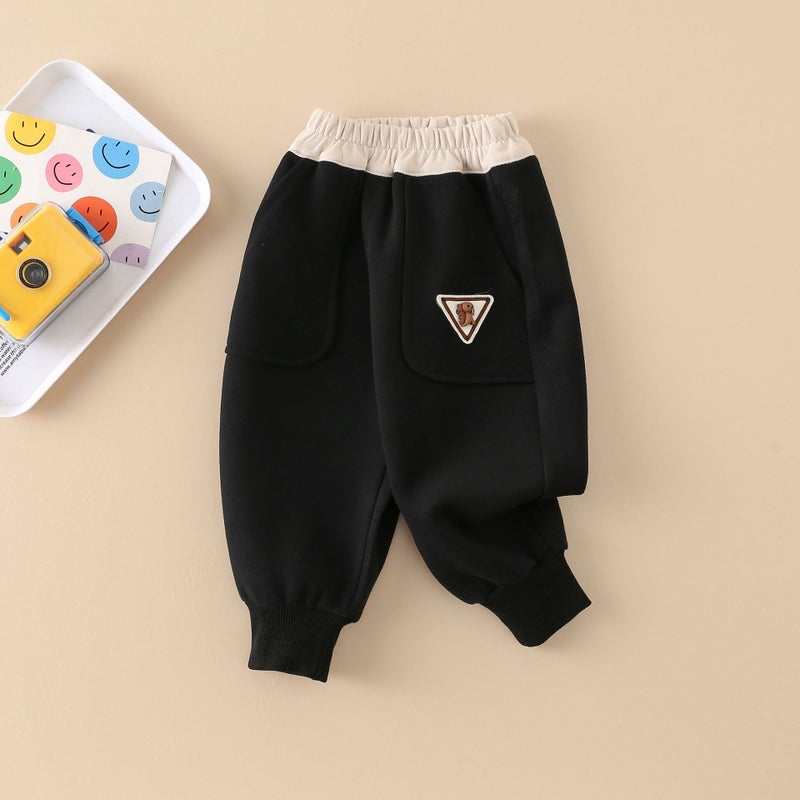 Small And Medium-Sized Children'S Spring New Boys Wear Pants Female Baby Casual Leggings Pants Tide A Generation Of Hair - Image 1