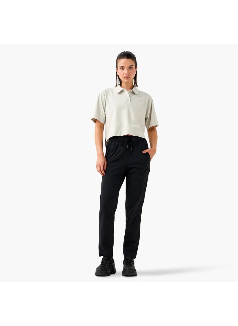 Kappa Kappa Logo Detail Cropped Polo T-shirt