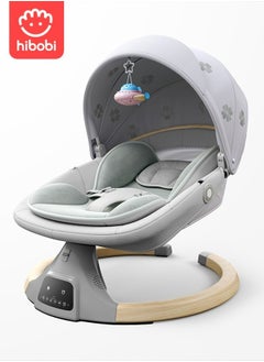 Luxury Automatic Electric Swing Chair Cradle for baby With 5 Adjustable Swing Speed Remote Electric Baby Swing with Soothing Vibrations Music Mosquito Net Safety Belt Kids Toys Swing for Babys Grey - pzsku/Z796CAC35189023AE2AA9Z/45/_/1729826520/5d320cfe-d808-4aa0-80f0-4fe27426761b