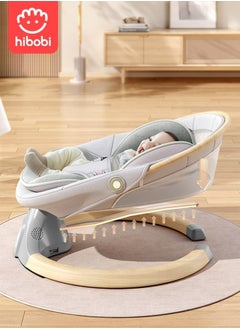 hibobi Luxury Automatic Electric Swing Chair Cradle for Baby, 5-Speed Adjustable, Remote Control, Soothing Vibrations & Music, Mosquito Net & Safety Belt, Ideal for Newborns & Eid Gift  - Image 3