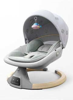 Luxury Automatic Electric Swing Chair Cradle for baby With 5 Adjustable Swing Speed Remote Electric Baby Swing with Soothing Vibrations Music Mosquito Net Safety Belt Kids Toys Swing for Babys Grey - pzsku/Z796CAC35189023AE2AA9Z/45/_/1729826531/3539fcb6-f316-40bc-95c2-17b040992b72