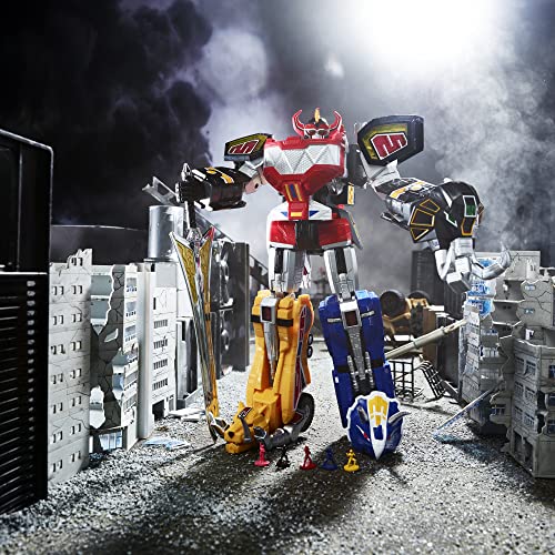 Power Rangers Hasbro Lightning Collection Zord Ascension Project Mighty Morphin Dino Megazord 1:144 Scale Collectible - Image 2
