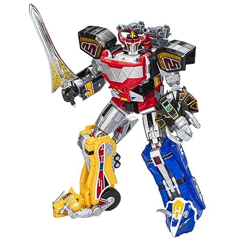 Power Rangers Hasbro Lightning Collection Zord Ascension Project Mighty Morphin Dino Megazord 1:144 Scale Collectible - Image 4
