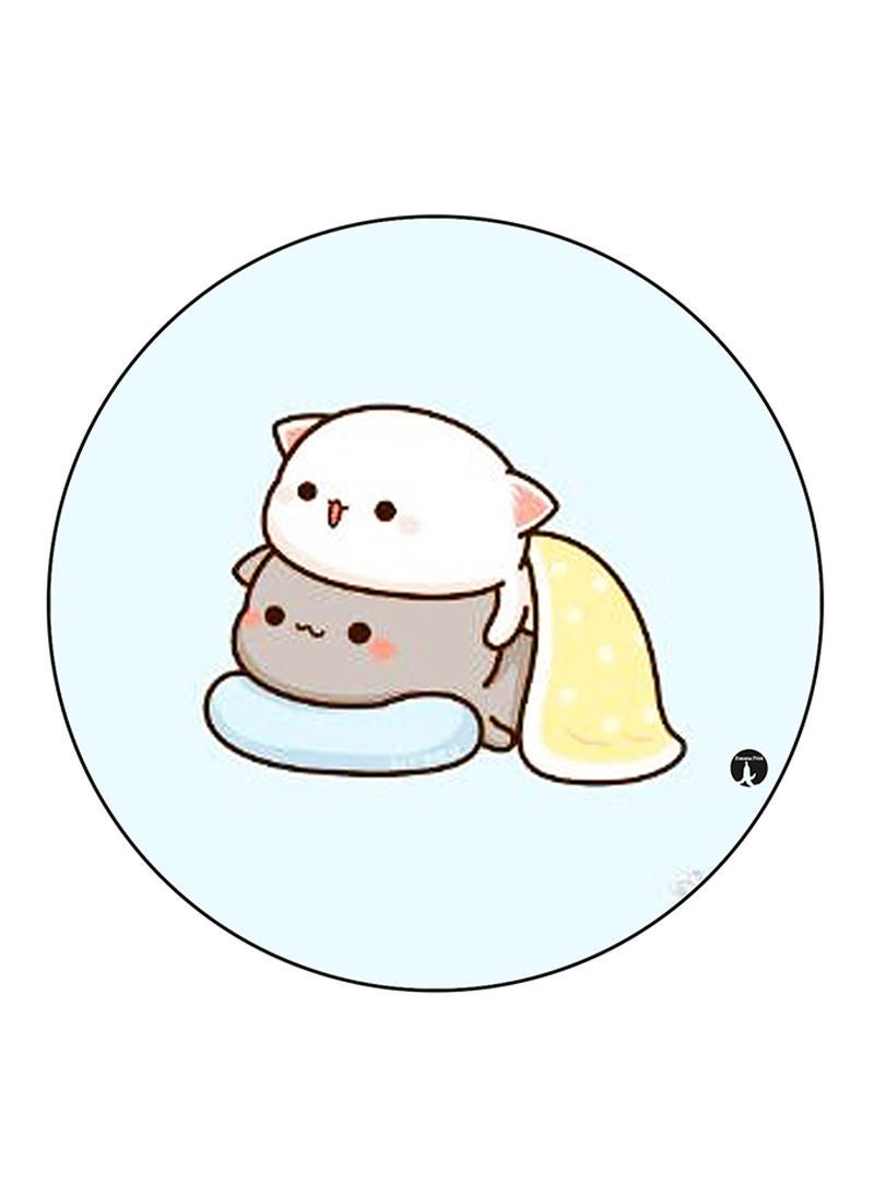 RKN Cats Printed Fridge Magnet Multicolour - Image 1