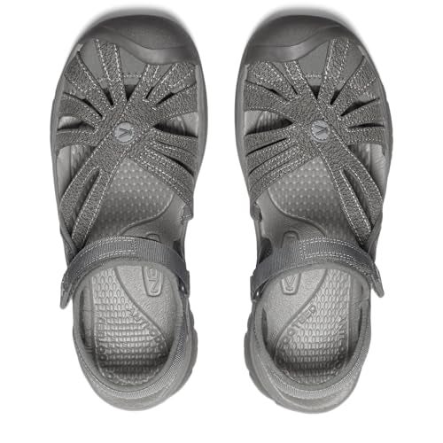 KEEN womens Rose Sandal Hiking Shoe, Gargoyle/Raven, 5.5 US - Image 5