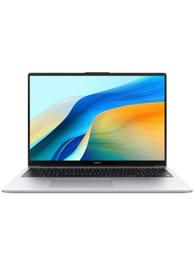 هواوي لابتوب ميت بوك D16 بشاشة 16 بوصة بدقة فول إتش دي (1920X1080)، مع معالج إنتل كور i5-13420H/ذاكرة عشوائية 16 جيجابايت DDR5/قرص صلب SSD بسعة 512 جيجابايت/نظام DOS (بدون ويندوز) - Image 1
