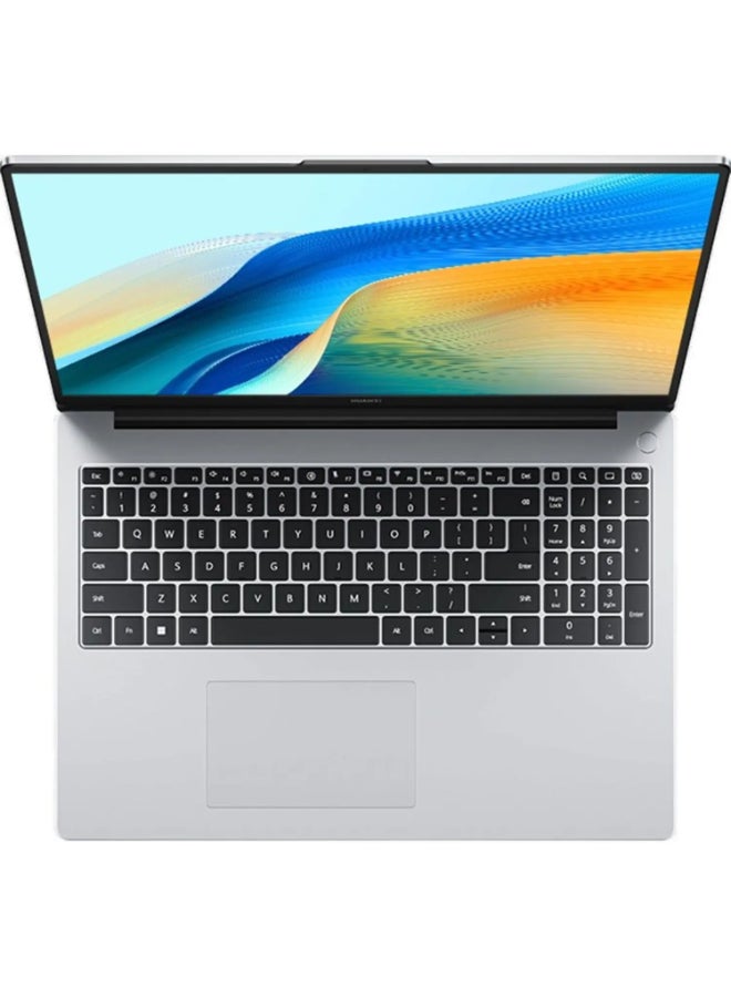 هواوي لابتوب ميت بوك D16 بشاشة 16 بوصة بدقة فول إتش دي (1920X1080)، مع معالج إنتل كور i5-13420H/ذاكرة عشوائية 16 جيجابايت DDR5/قرص صلب SSD بسعة 512 جيجابايت/نظام DOS (بدون ويندوز) - Image 2
