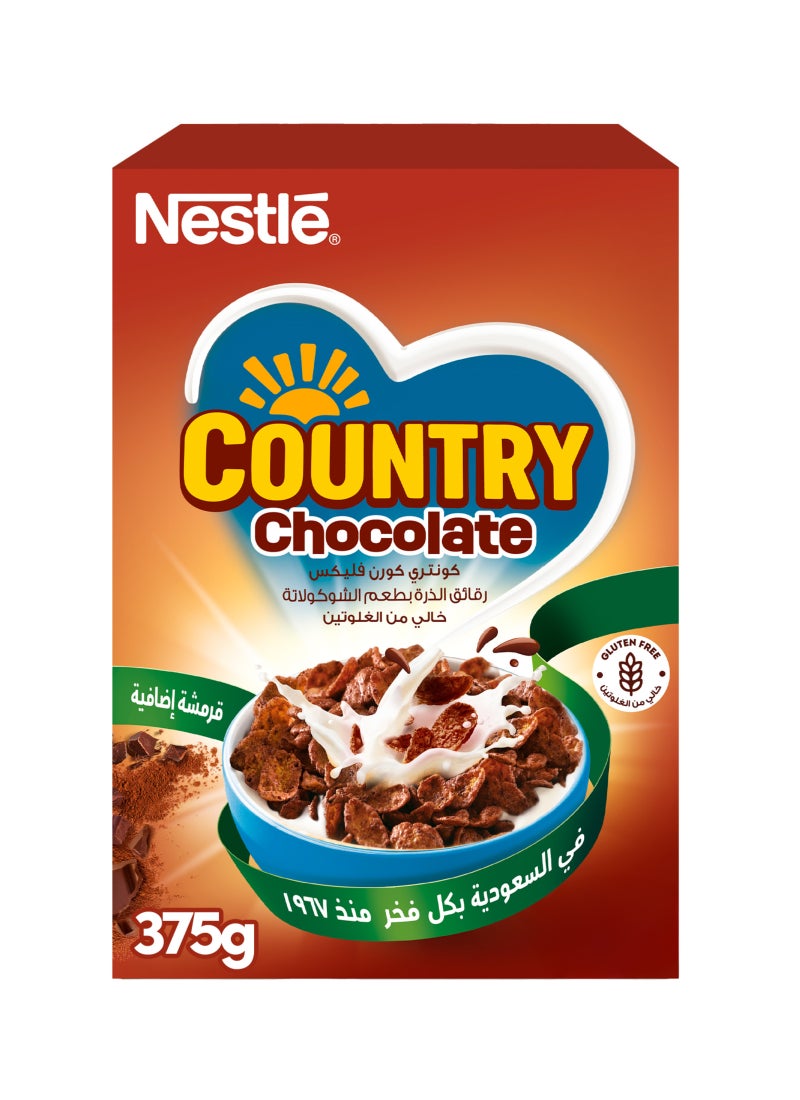 Country Chocolate Corn Flakes 375g - Image 1