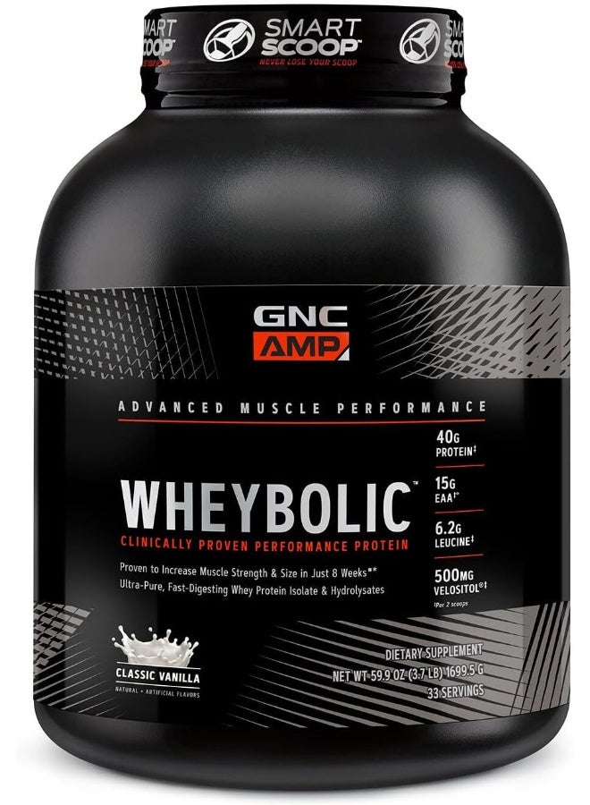 GNC Amp Wheybolic Classic Vanilla - Image 1