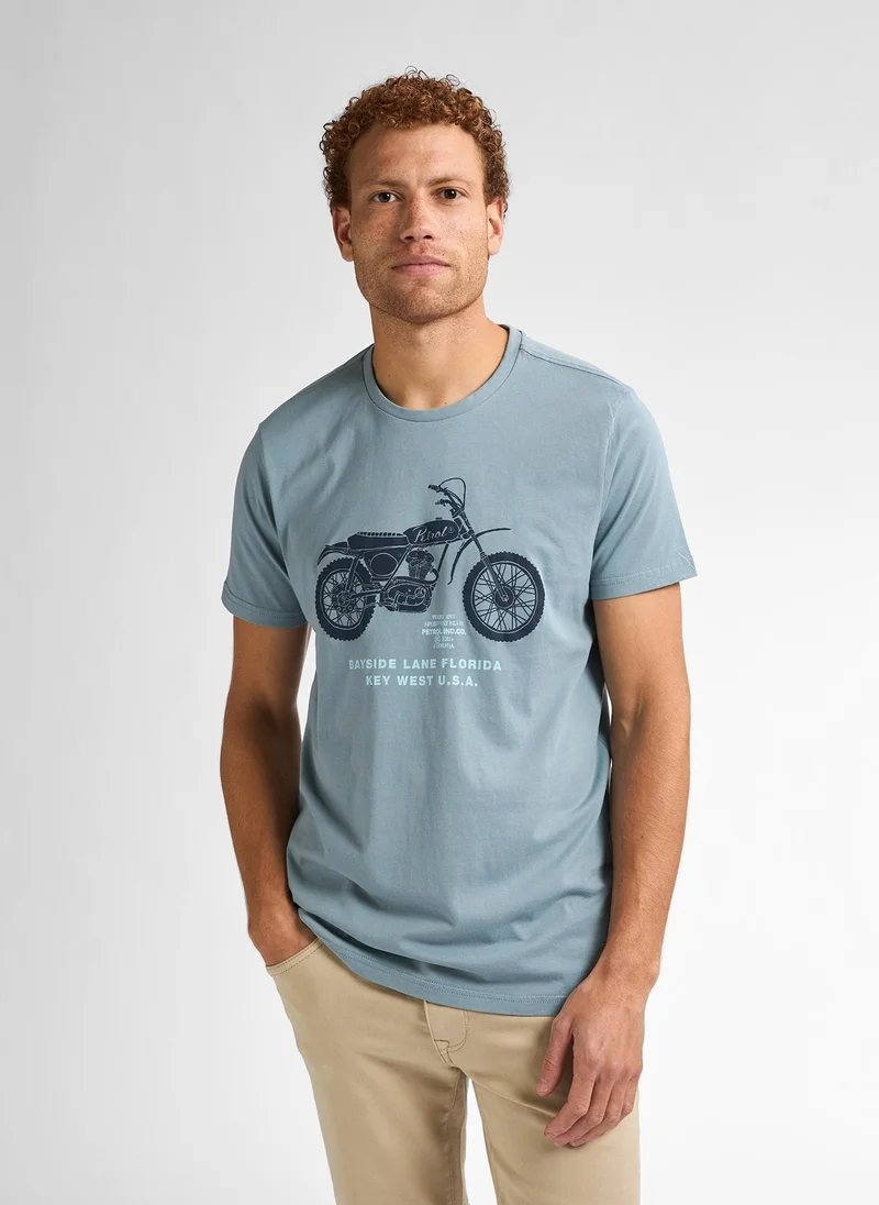 Petrol Industries Men T-Shirt SS Photo Print