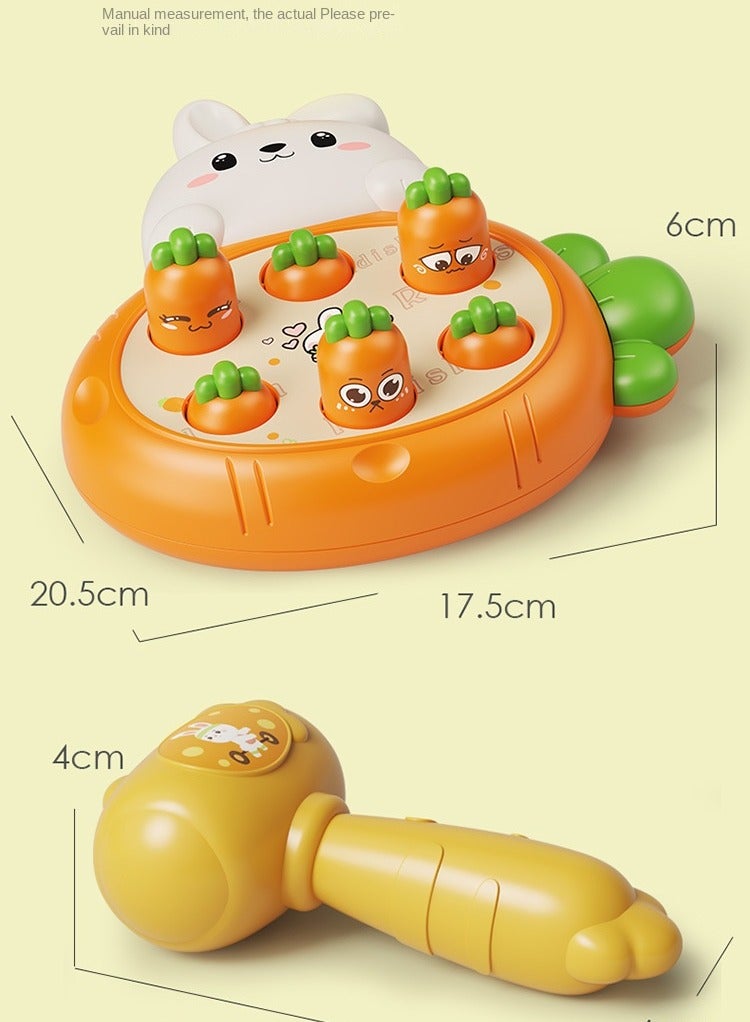 Goolsky Whack A Mole Game Toy, Interactive Educational Pounding Toys for Toddlers with Music, Learning Educational Gift, Whack Mole Game for Toddlers 1 2 3 4 5 Year Old - Image 4