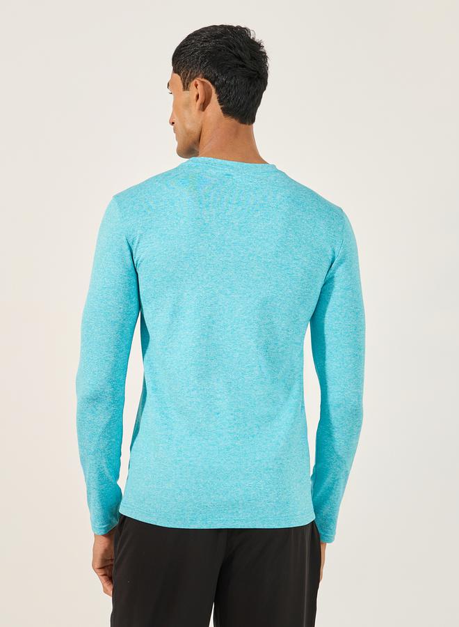 Styli Logo Detail Long Sleeve Muscle Fit T-Shirt  - Image 4