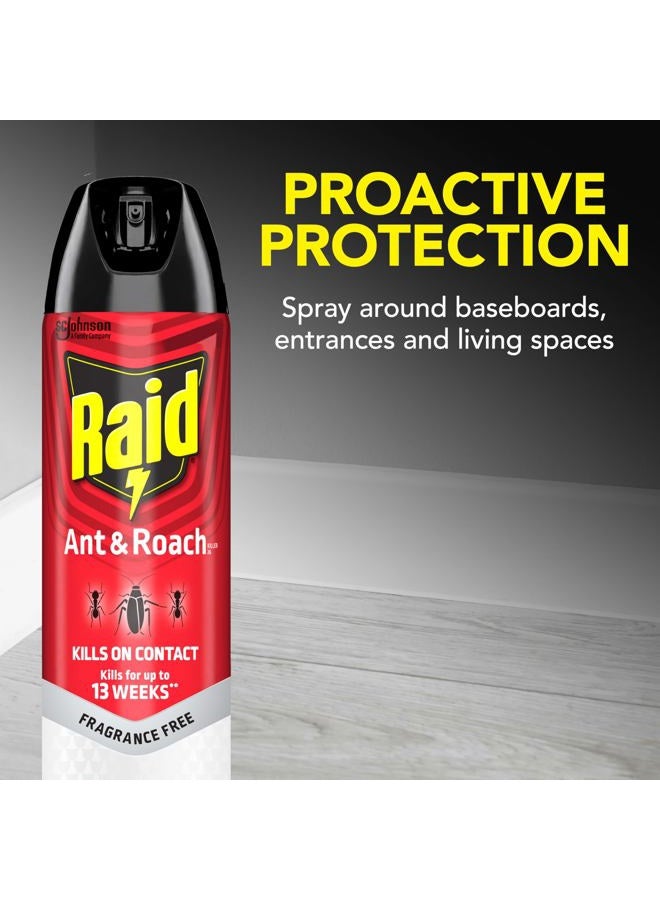 RAID ® Ant & Roach Killer Spray, Fragrance-Free, 17.5 Oz, Pack Of 2 - Image 4