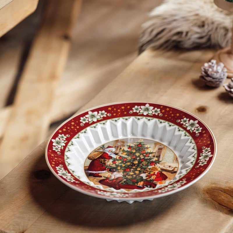 Villeroy & Boch Villeroy  Boch  Toys Fantasy Bowl Large Exchanging Gifts 25 x x 45 cm Premium Porcelain Christmas Edition 1483323631 Red - Image 3