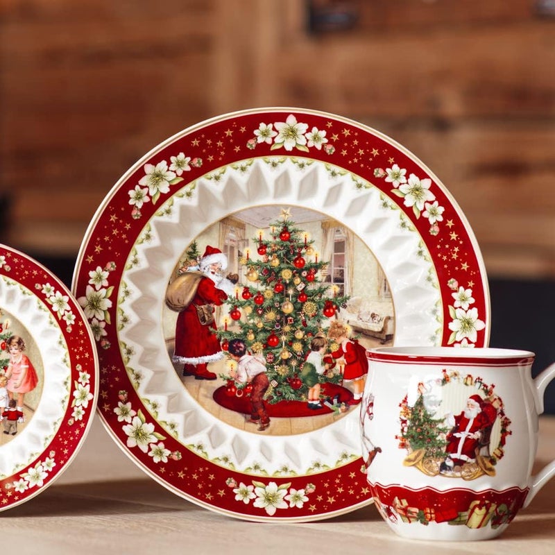 Villeroy & Boch Villeroy  Boch  Toys Fantasy Bowl Large Exchanging Gifts 25 x x 45 cm Premium Porcelain Christmas Edition 1483323631 Red - Image 5