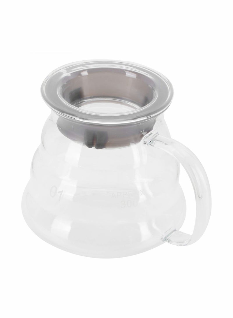 KASTWAVE Glass Coffee Server, Clear Standard Glass Coffee Carafe Professional Coffee Pot - Image 1
