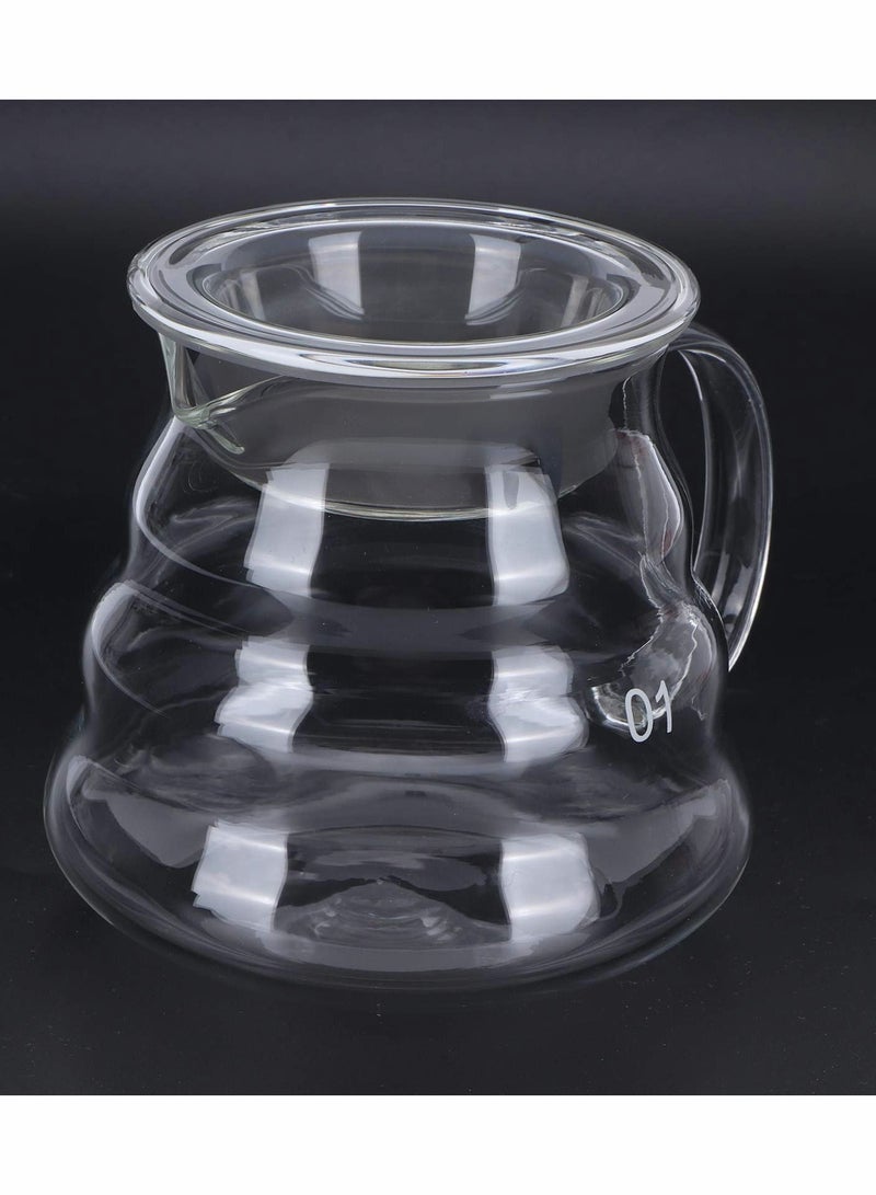 KASTWAVE Glass Coffee Server, Clear Standard Glass Coffee Carafe Professional Coffee Pot - Image 4