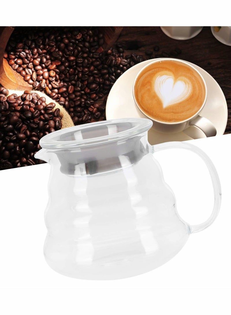 KASTWAVE Glass Coffee Server, Clear Standard Glass Coffee Carafe Professional Coffee Pot - Image 2