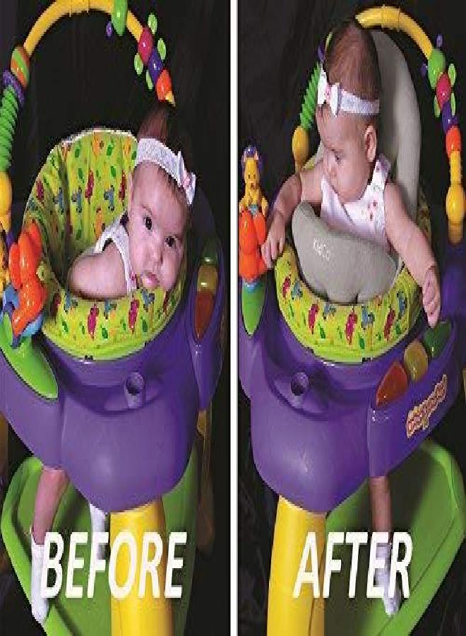 KidCo HuggaPod Portable Baby Seated Support - Situp Baby Seat, Portable Infant Sit Up Seat for Jumpers, Swings, and More, Machine Washable - Image 4