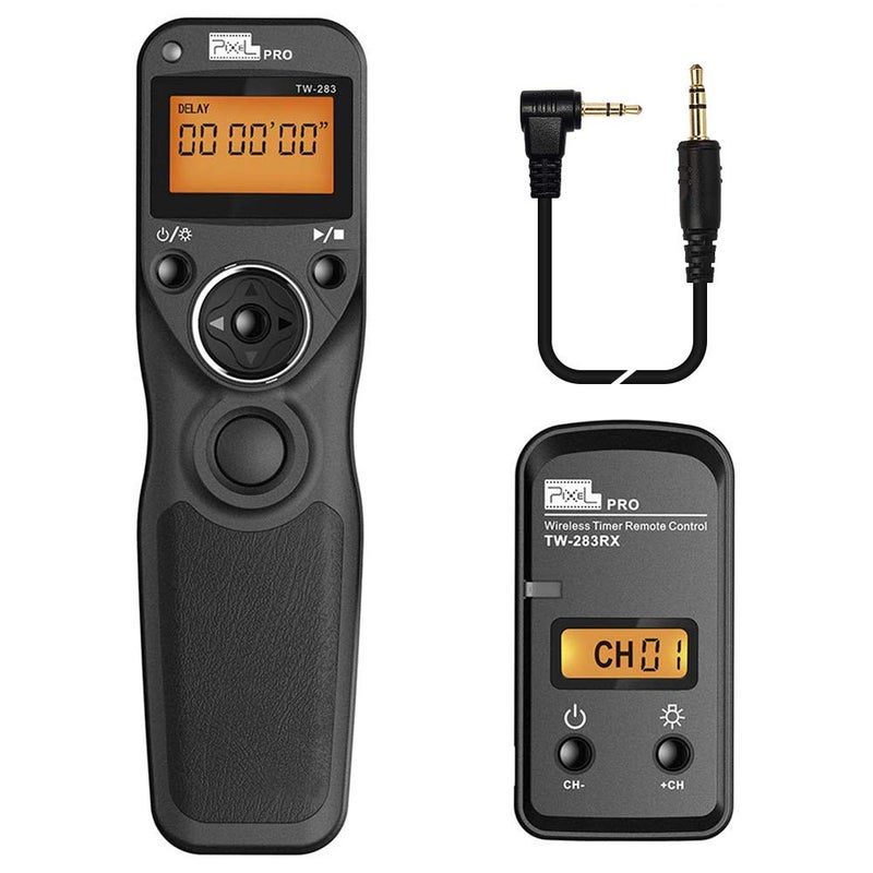 Pixel TW-283 E3 Wireless Shutter Release Cable Wired Remote Control Compatible Compatible for Canon XT XTi XS XSi T1i T2i T3 T3i T4i T5 T5i T6i SL1 EOS1300D 300D 60D 60Da 70D 80D - Image 1