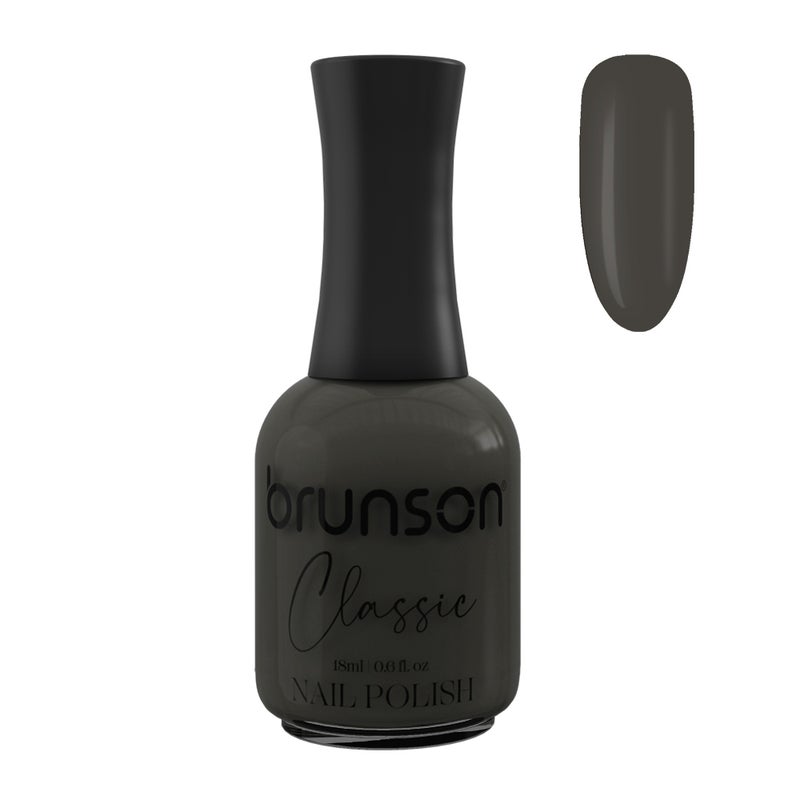 brunson Classic Nail Polish 4 in 1 Solar Gel Effect Fast Air Dry Nail Colors with Nail Hardener Long Lasting Chip Resistant Vegan Organic Hema Free Colors for Manicure Pedicure