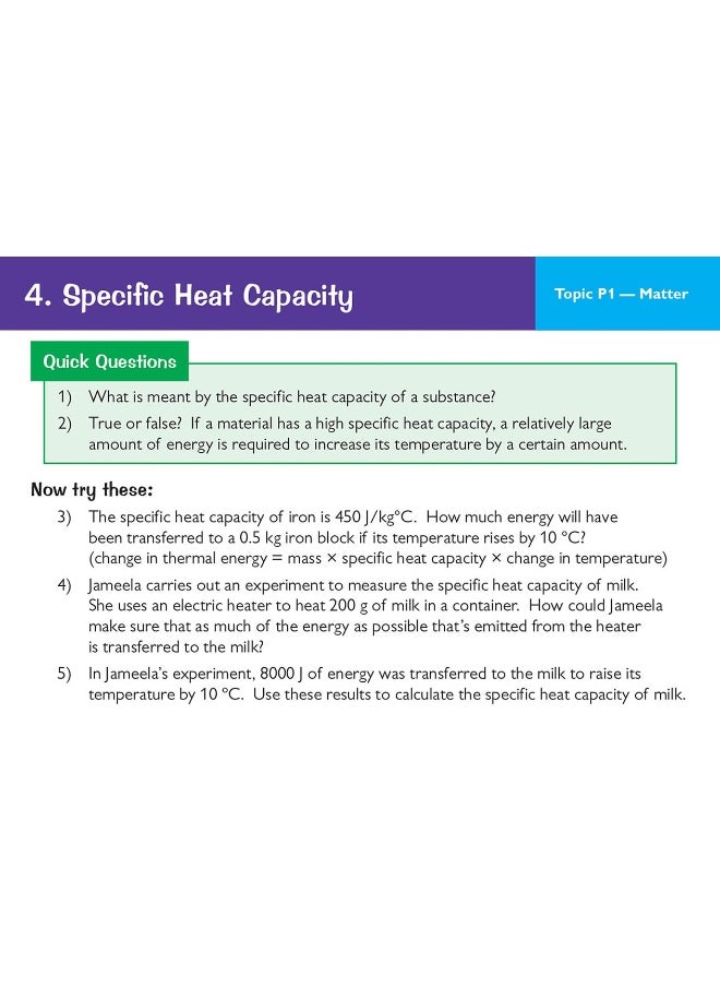 null - Coordination Group Publications Ltd (CGP) GCSE Combined Science: Physics OCR Gateway Revision Question Cards - Image 1