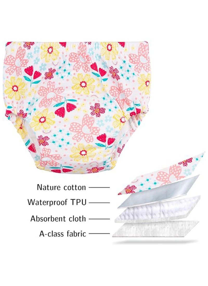 NNEWVANTE - Potty Training Pants for Boys Girls，6 Packs Reusable Baby Toddler Training Pants Soft Washable, 2-6 Years - Image 1