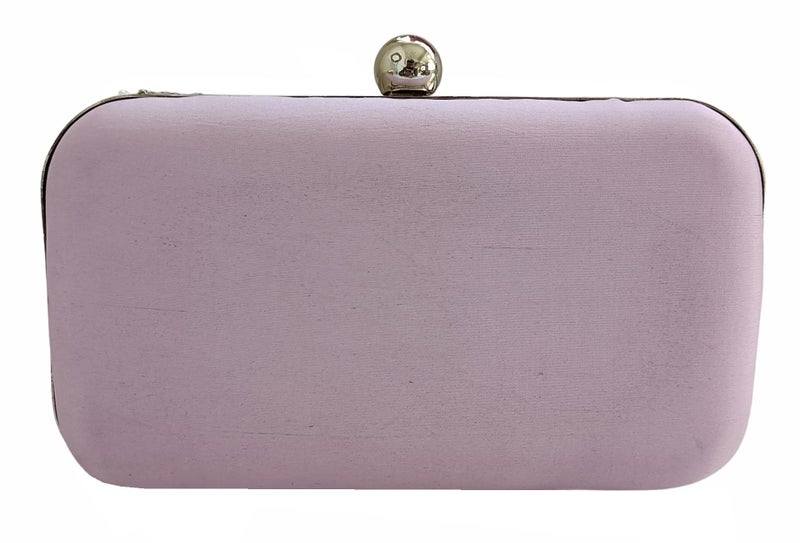 DUCHESS Women Hand Embroidered Sequins Box Clutch for Wedding Party (Purple) - Image 4