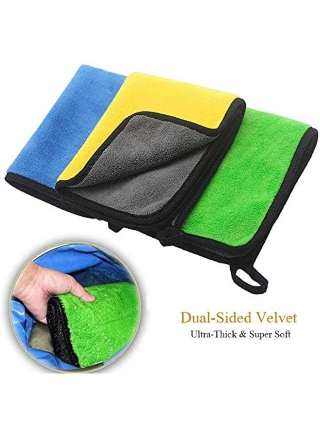 3-Piece Microfiber Car Drying Towel Set - Image 5