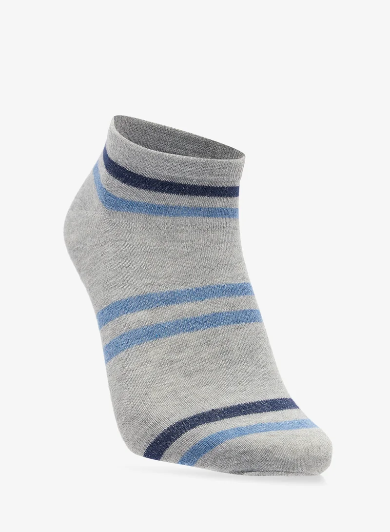 سفنتي فايف بيسيكس Pack Of 3 Ankle Socks