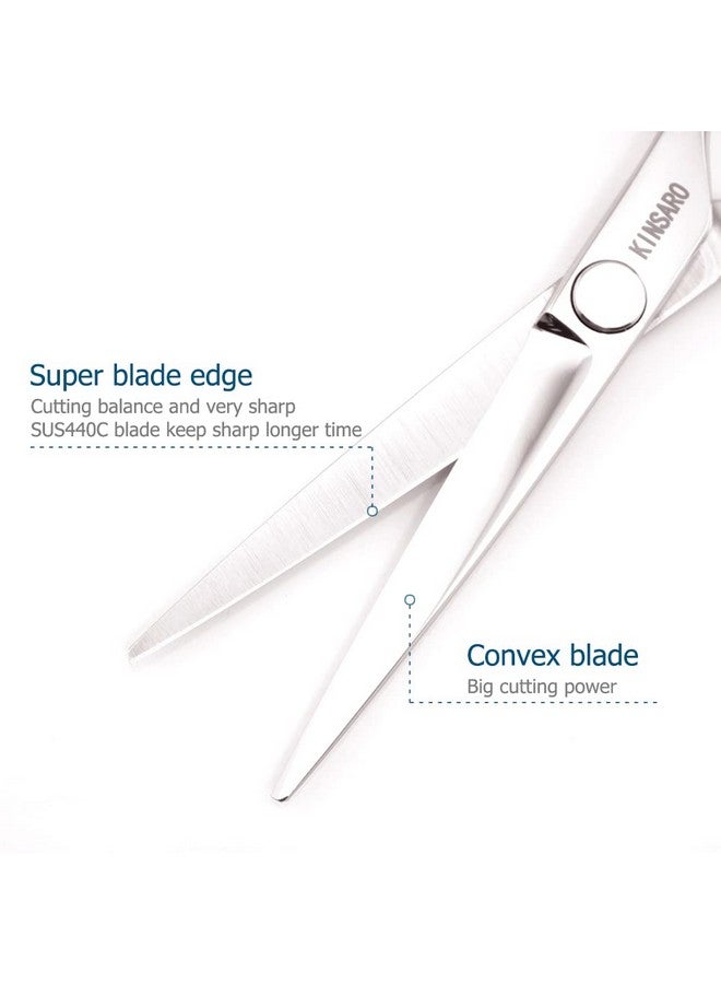 KINSARO Hair Scissors Professional 5.5 Inch Hair Cutting Scissors Hair Shears Haircut Scissors Barber Shears 440c Barber Scissors Hairdresser Scissors KINSARO - Image 5