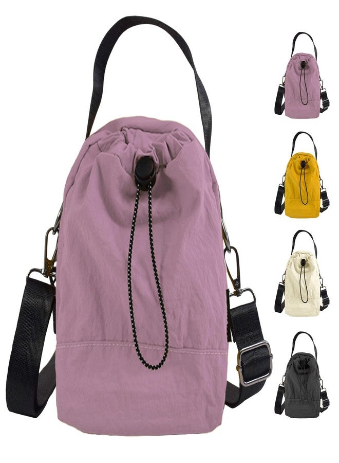WITERY Small Nylon Crossbody Bags for Women Waterproof Sling Bag for Men Water Bottle Holder with Strap Phone Purse Shoulder Handbag for Walking Hiking Camping Travelling Gym - Image 1