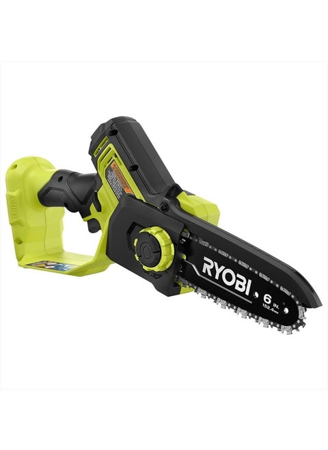 Ryobi ONE+ HP 18V Brushless 6 in. Battery Compact Pruning Mini Chainsaw (TOOL ONLY- battery and charger NOT INCLUDED)