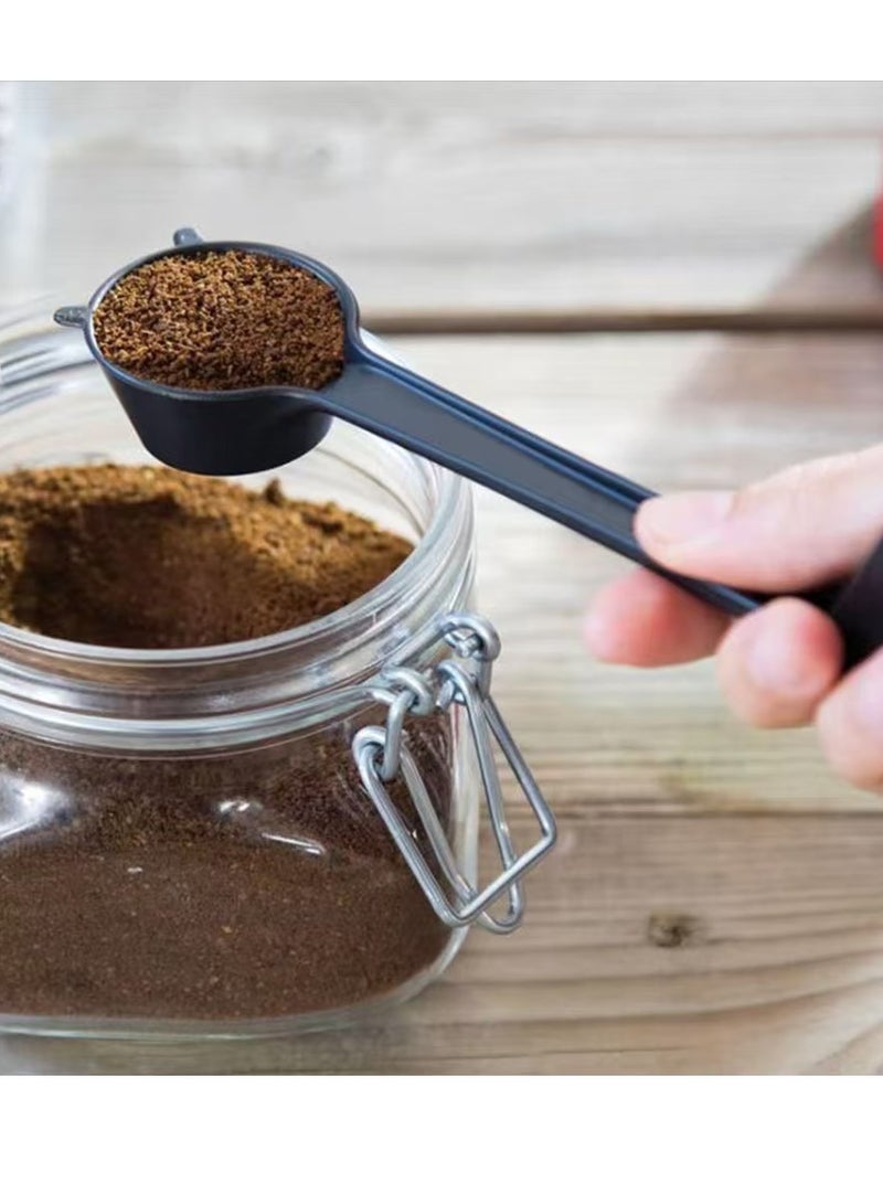 Laseta ملعقة قياس وتمسّك القهوة 2 في 1 باللون الأسود - Image 2