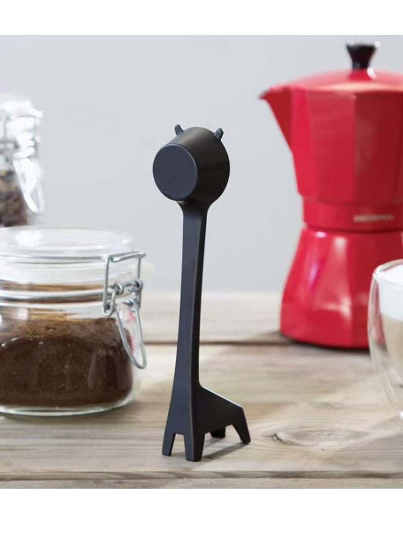 Laseta ملعقة قياس وتمسّك القهوة 2 في 1 باللون الأسود - Image 4