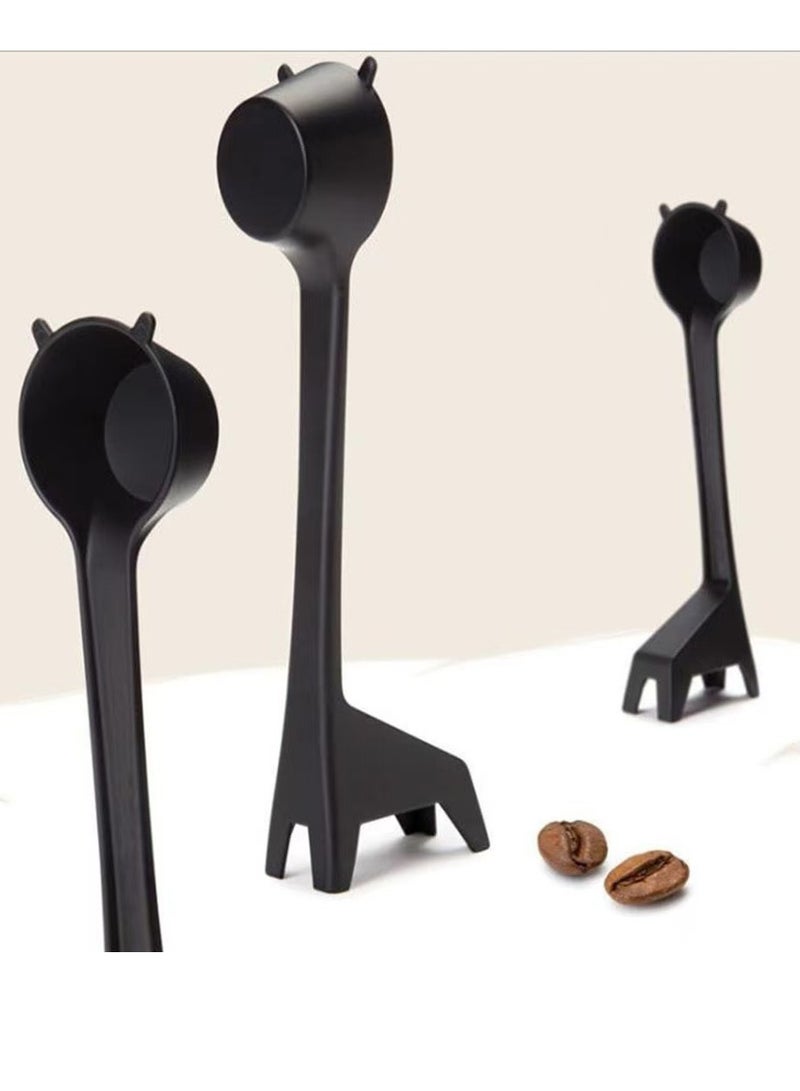 Laseta ملعقة قياس وتمسّك القهوة 2 في 1 باللون الأسود - Image 5