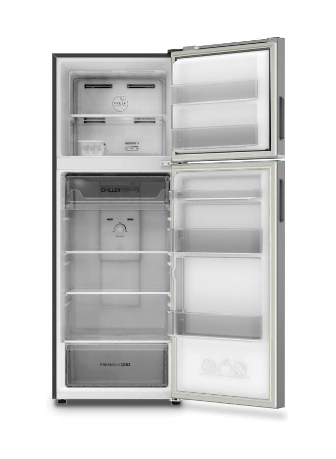هاير ثلاجة هاير ذات البابين، مع نظام Chiller Zone، وصندوق Fresh، وفلتر Deo Technology، وTWIN-Inverter، سعة 357 لترًا - لون فضي معدني، HRF-380TMSM - Image 2